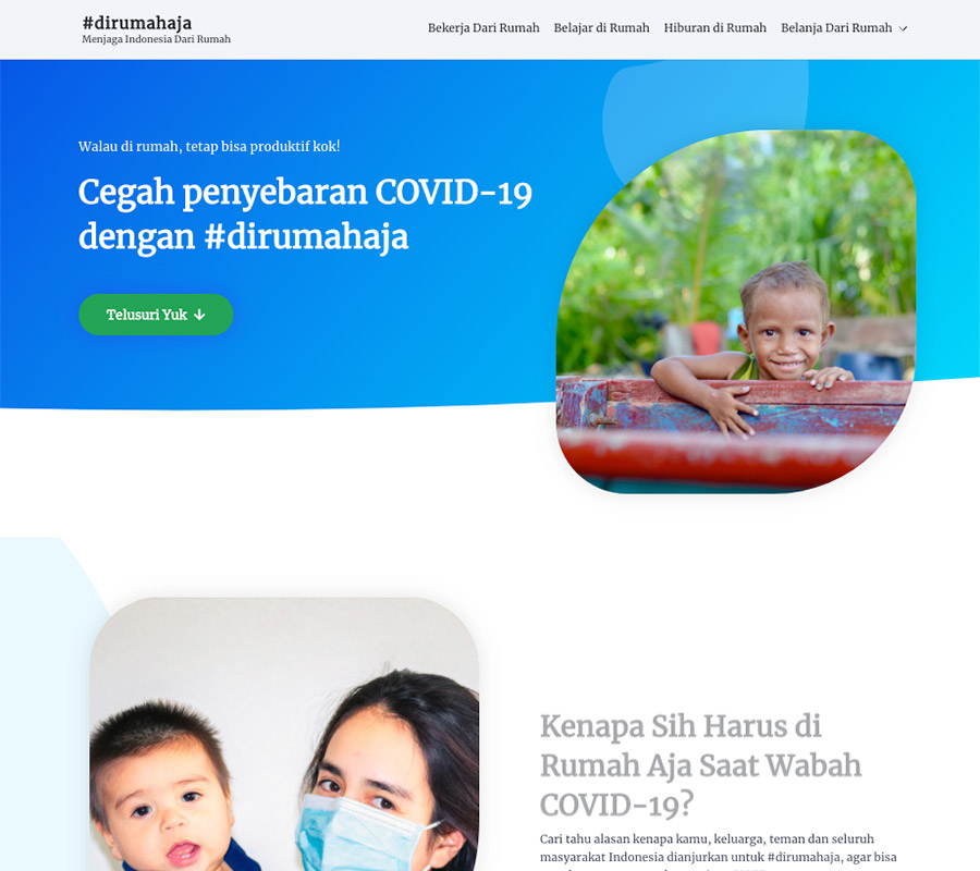 Rilis Website dirumahaja.org